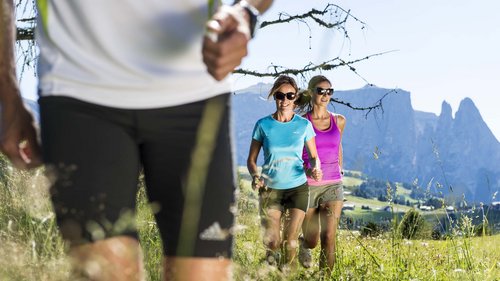 Übernachten (fast) auf der Seiser Alm Übernachten (fast) auf der Seiser Alm