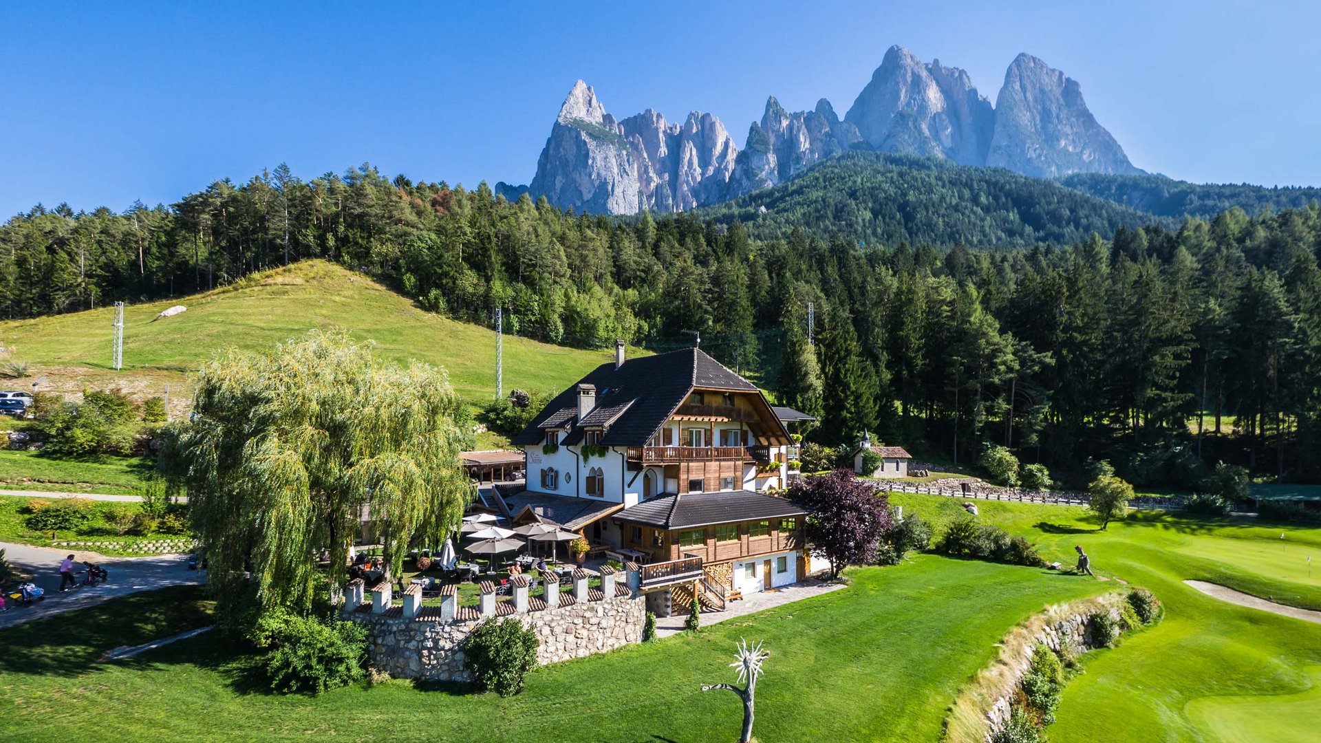 Übernachten (fast) auf der Seiser Alm Übernachten (fast) auf der Seiser Alm
